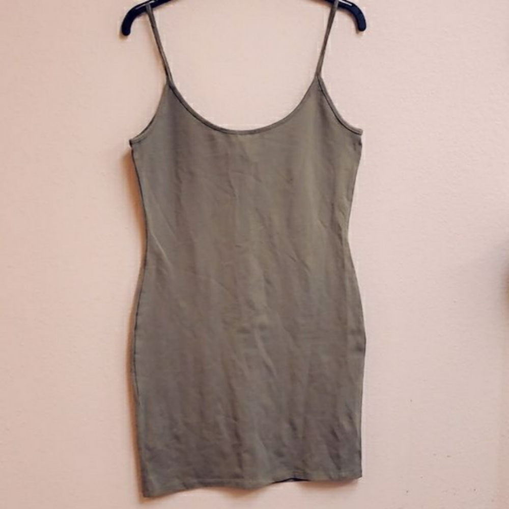 Skinny strap mini dress